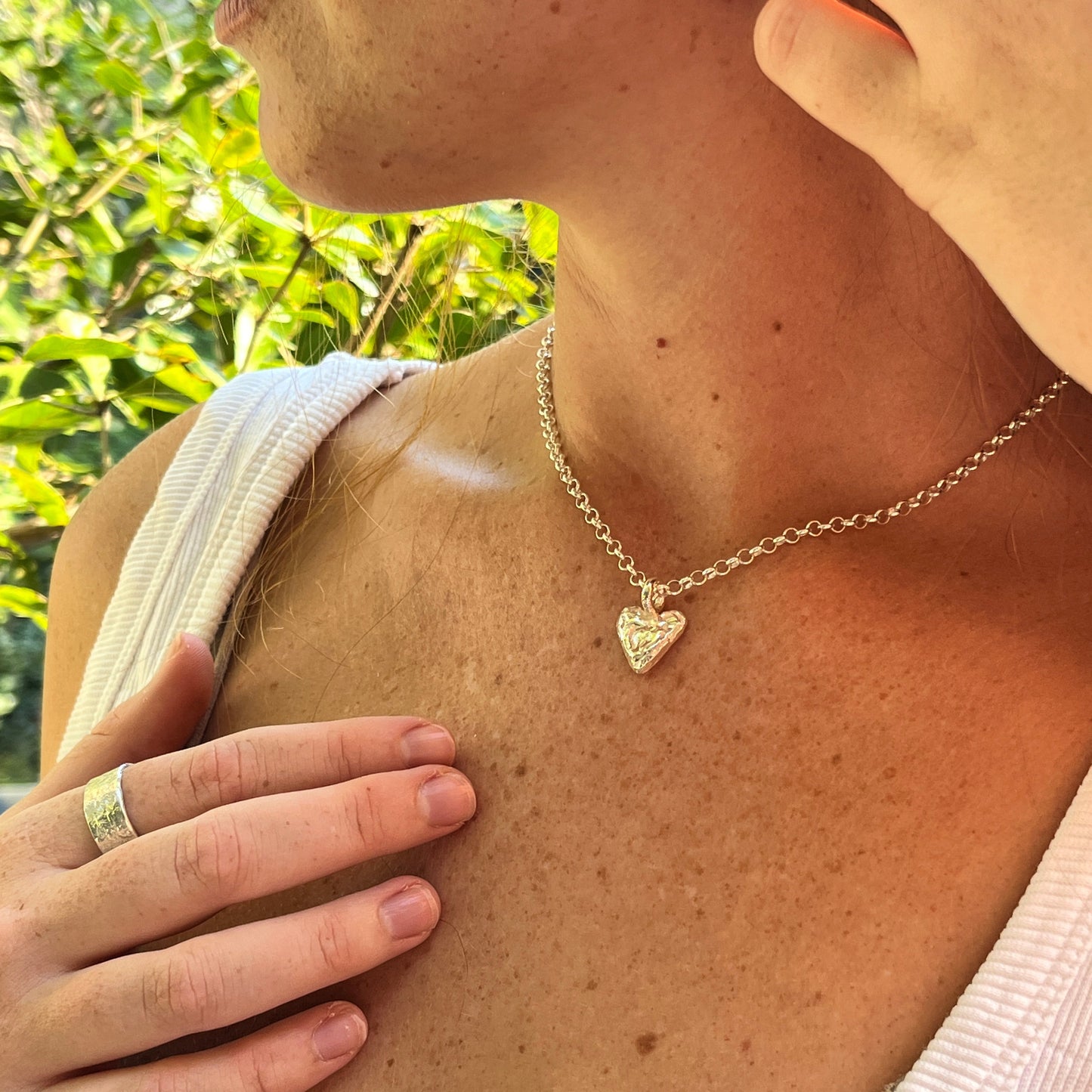 Flat Heart Charm